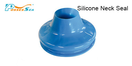 SI-TECH®干式水域救援服可拆卸硅胶领口（蓝色）